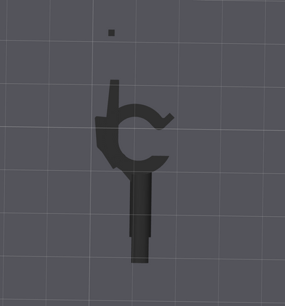 Armrest part for SL-1600,1700,1301 STL data for 3D printing